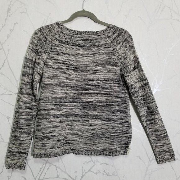 Springfield Black & Ivory Sweater w Crochet Detail - Picture 4 of 4